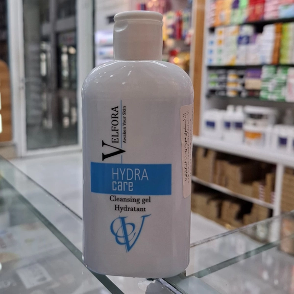 ژل شستشوی صورت ولفورا پوست خشک آبرسان و مرطوب کننده اصل 200 میل | VELFORA HYDRA CARE Cleansing gel Hydratant